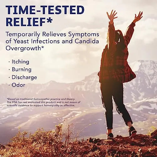 NaturalCare Candida Yeast Care Drops, Homeopathic Treatment Temporarily Relieves Symptoms Natra-Bio Au supplements