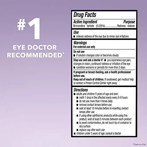 LUMIFY Redness Reliever Eye Drops 0.08 Ounce (2.5mL) LUMIFY Au supplements