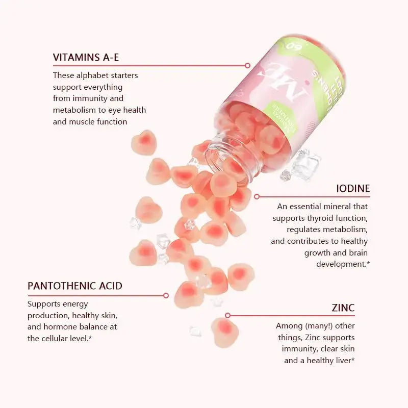 Methylated Multivitamin for Women Gummies，Inositol, Folate, Vitamins A C D3 E B12 K2, Herbal & Mineral Blend, Daily Vegan Gummy MOSEA ELEMENTS Au supplements