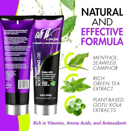 Vanna Belt Gel-V Body Firming Gel, Body Skin Care Products for Women, Daytime Toning V VANNA BELT Au supplements