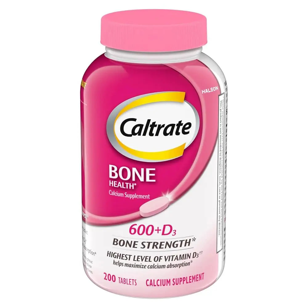Caltrate 600 Plus D3 Calcium and Vitamin D Supplement Tablets, Bone Health Supplements for Adults - 200 Count Caltrate Au supplements
