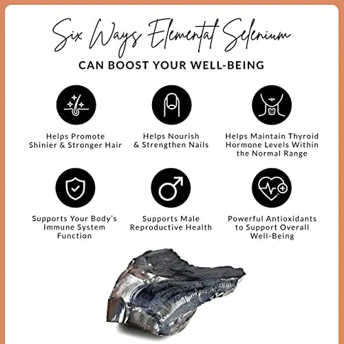 Selenium Supplements - Selenium Capsules for Hair, Skin, Nails & Cognitive Function BIRCH & WILDE Au supplements