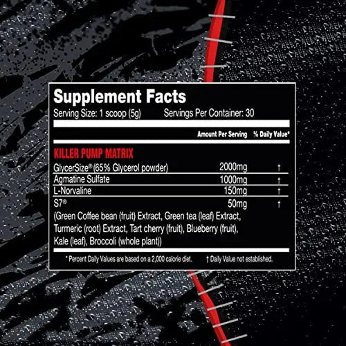 Noxious Extreme Nitric Oxide Booster Pump Pre-Workout Powder | Endurance and Muscle KILLER LABZ Au supplements
