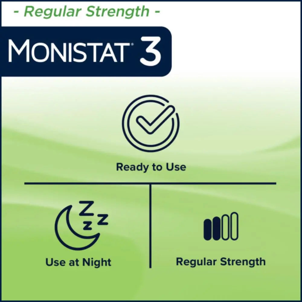 Monistat 3 Vaginal Cream, 3-Day Treatment Combination Pack, 3 Ovule Inserts and External Cream Monistat Au supplements