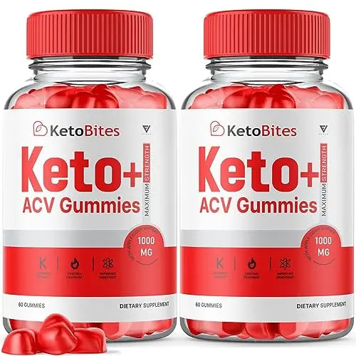 (2 Pack) Keto Bites ACV Gummies, KetoBites Keto ACV Gummies Advanced Weight Loss Fyvus Au supplements