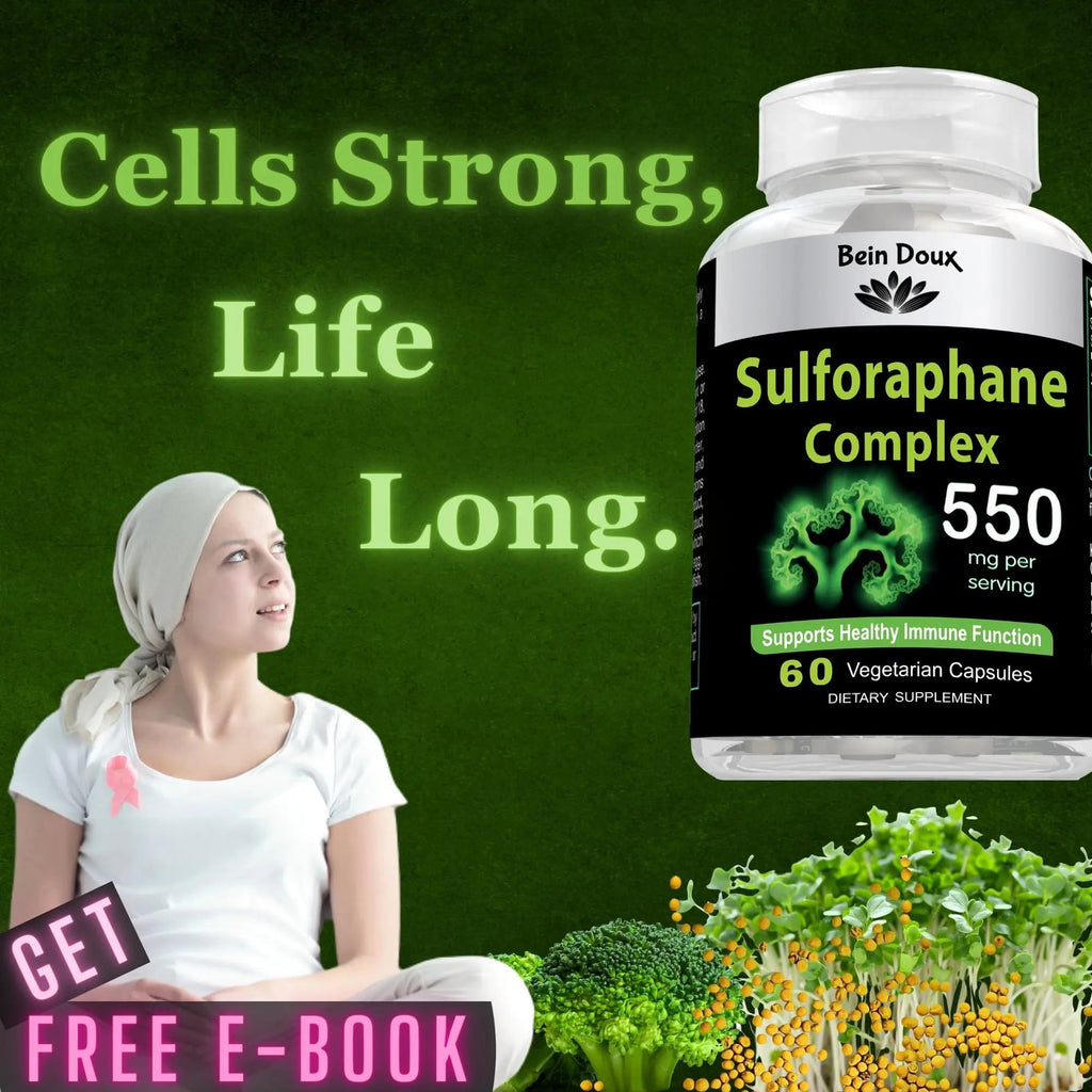 550mg Sulforaphane Supplement with Glucoraphanin and Myrosinase | Broccoli Supplemen - TrustMedUSA