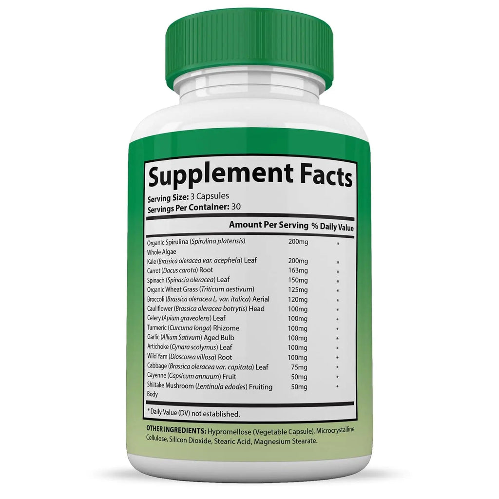 (6 Pack) Vital Fruits and Veggies Supplement Whole Food Red & Green Superfoods - TrustMedUSA