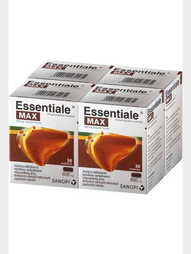 6× Sanofi Essentiale Max 600mg, Liver Health Support Protection 6x30 Capsules - TrustMedUSA