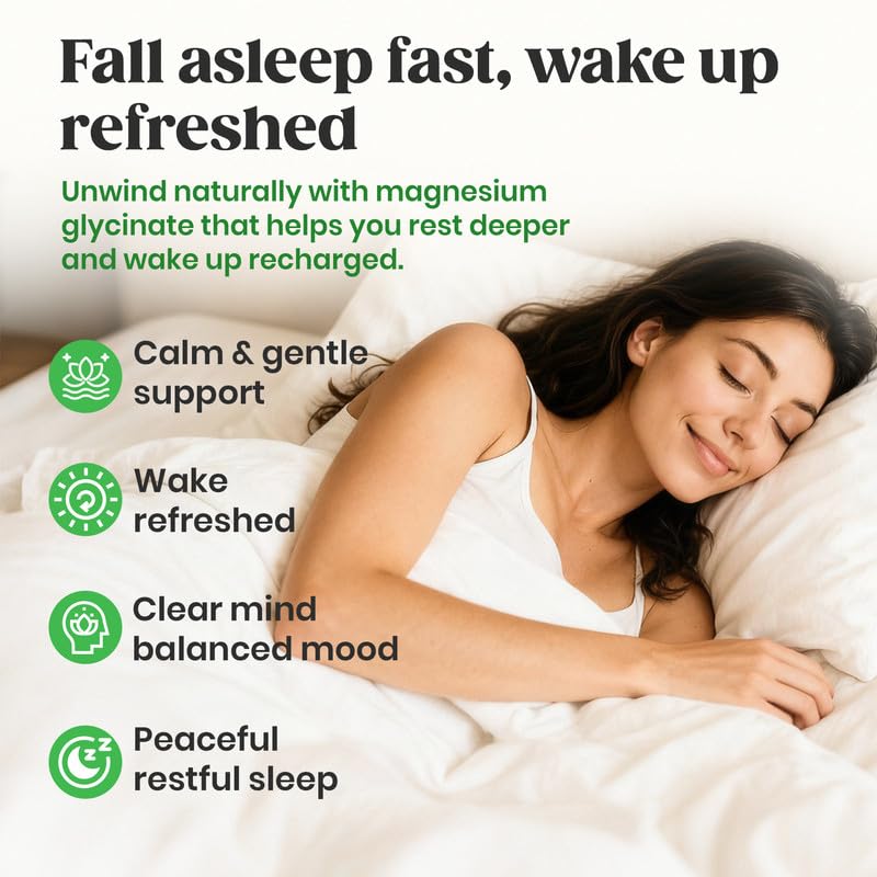 60 Day Supply Magnesium Glycinate 400mg Gummies with Ashwagandha, L-Theanine, CoQ10, Vitamin D3 & B6, Sugar Free Magnesium Gummies for Adults & Kids, Stress Relief, Sleep & Calm, Vegan, Gluten Free - TrustMedUSA