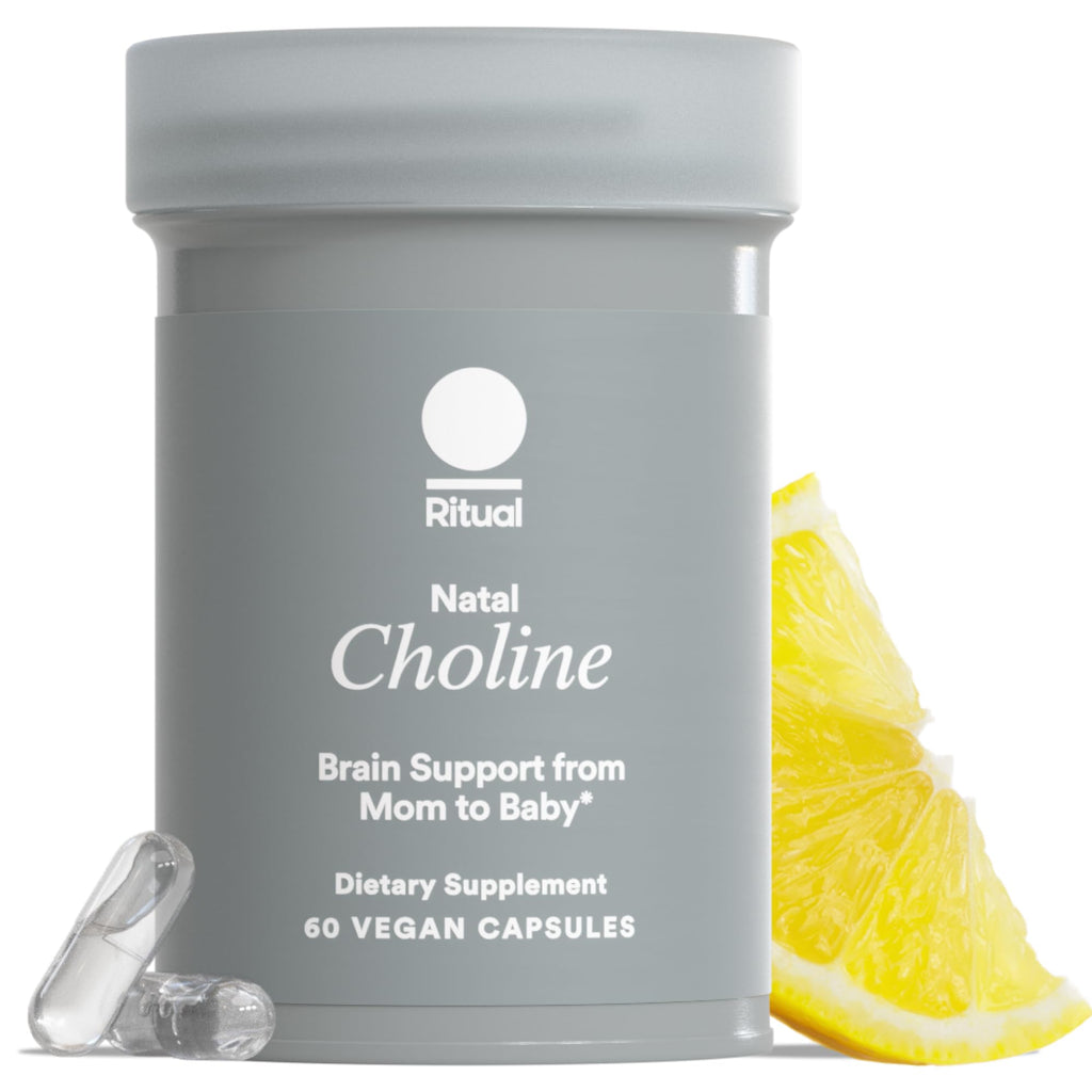 Ritual Natal Choline Supplement - 550mg - to Support Baby’s Cognitive Function When Taken During Pregnancy and Postpartum Choline Content in Breastmilk