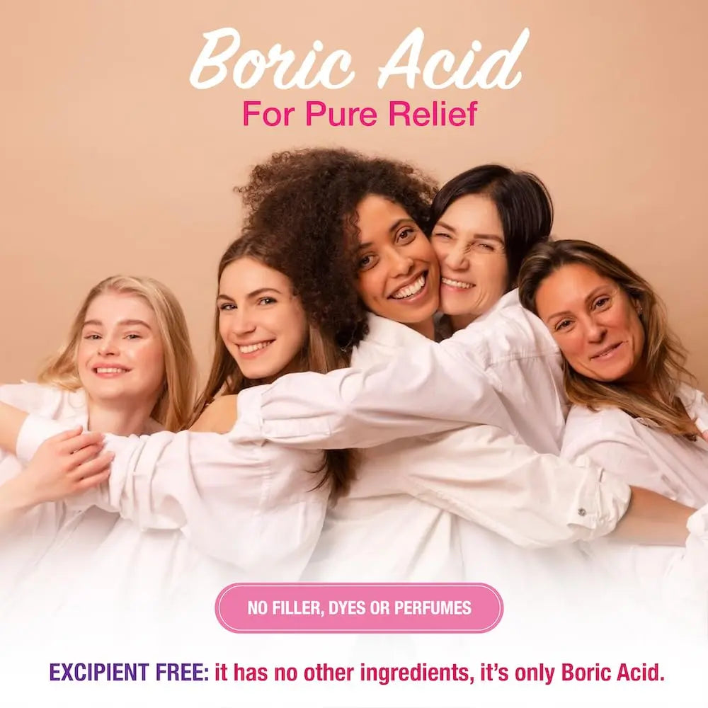 Puregen Labs Boric Acid 600 mg Vaginal Suppositories - 100% Pure | All Natural Without Dyes or Fillers P Puregen Labs Au supplements