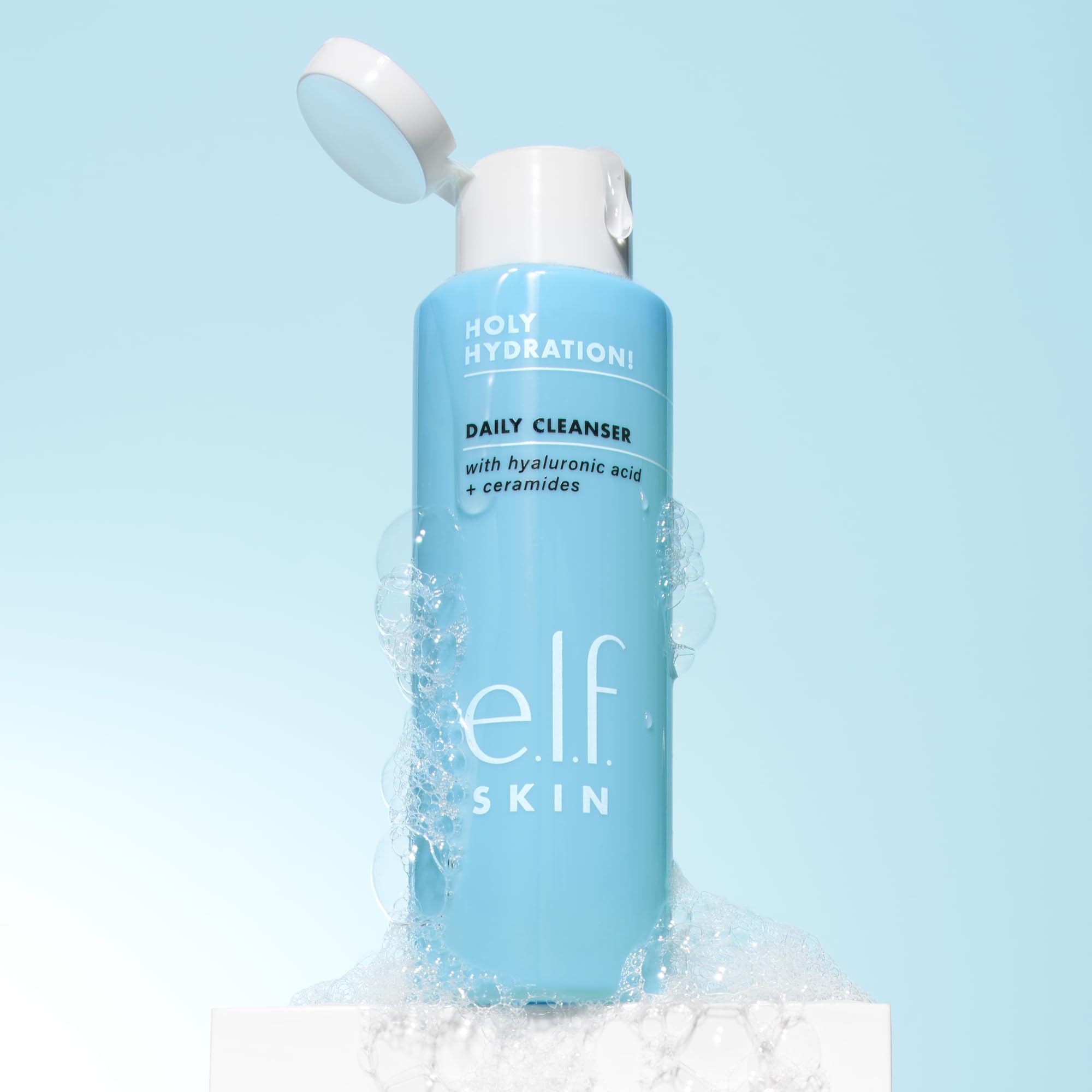 e.l.f. SKIN Holy Hydration! Daily Cleanser, Face Cleanser For Washing Away Excess Oil, Impurities & Makeup