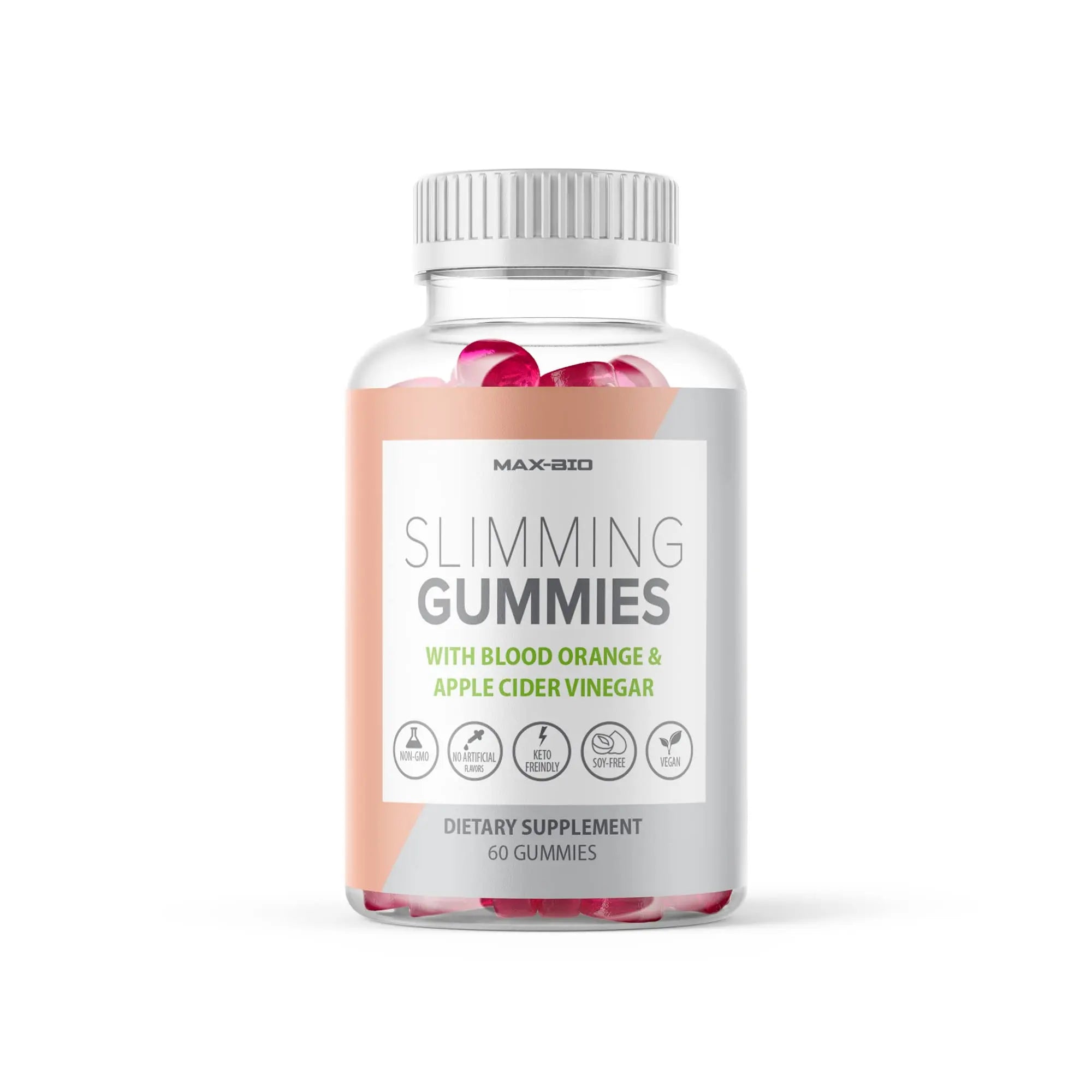 Max-Bio Slimming Gummies It Works with Apple Cider Vinegar and Sicilian Blood Orange Extract Max-Bio Au supplements