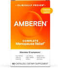 Amberen Menopause Supplement for Women, 60 Capsules, Clinically Proven, Helps Support Hormone Balance, Helps Relieve 12 Menopause Symptoms: Hot Flashes, Night Sweats, Mood Swings and More Amberen Au supplements