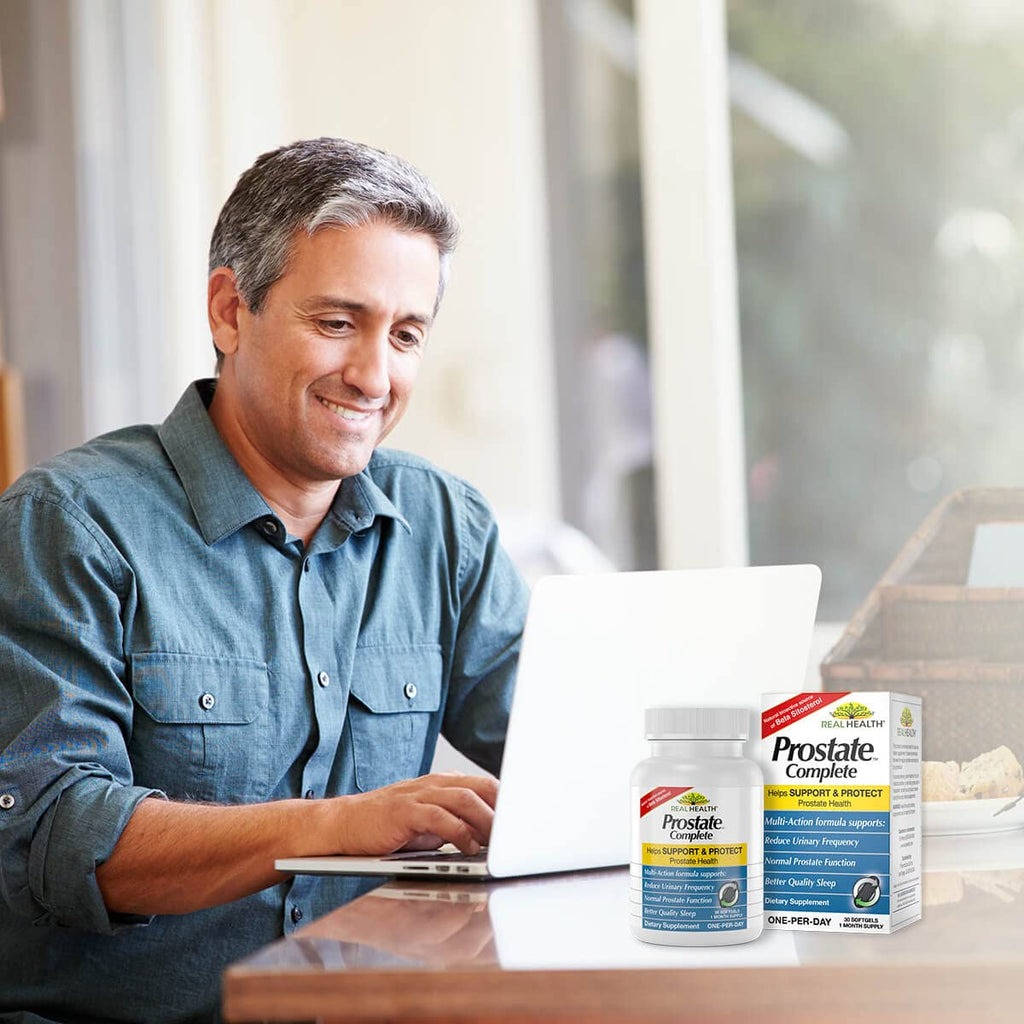 Real Health The Prostate Formula - Prostate Health Supplements for Men, Saw Palmetto Formula for Healthy Bladder and Urinary Support,