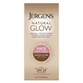 Jergens Natural Glow Self Tanner Face Moisturizer with SPF 20 Facial Sunscreen, Medium to Deep Skin Tone, Sunless Tanning, Oil Free