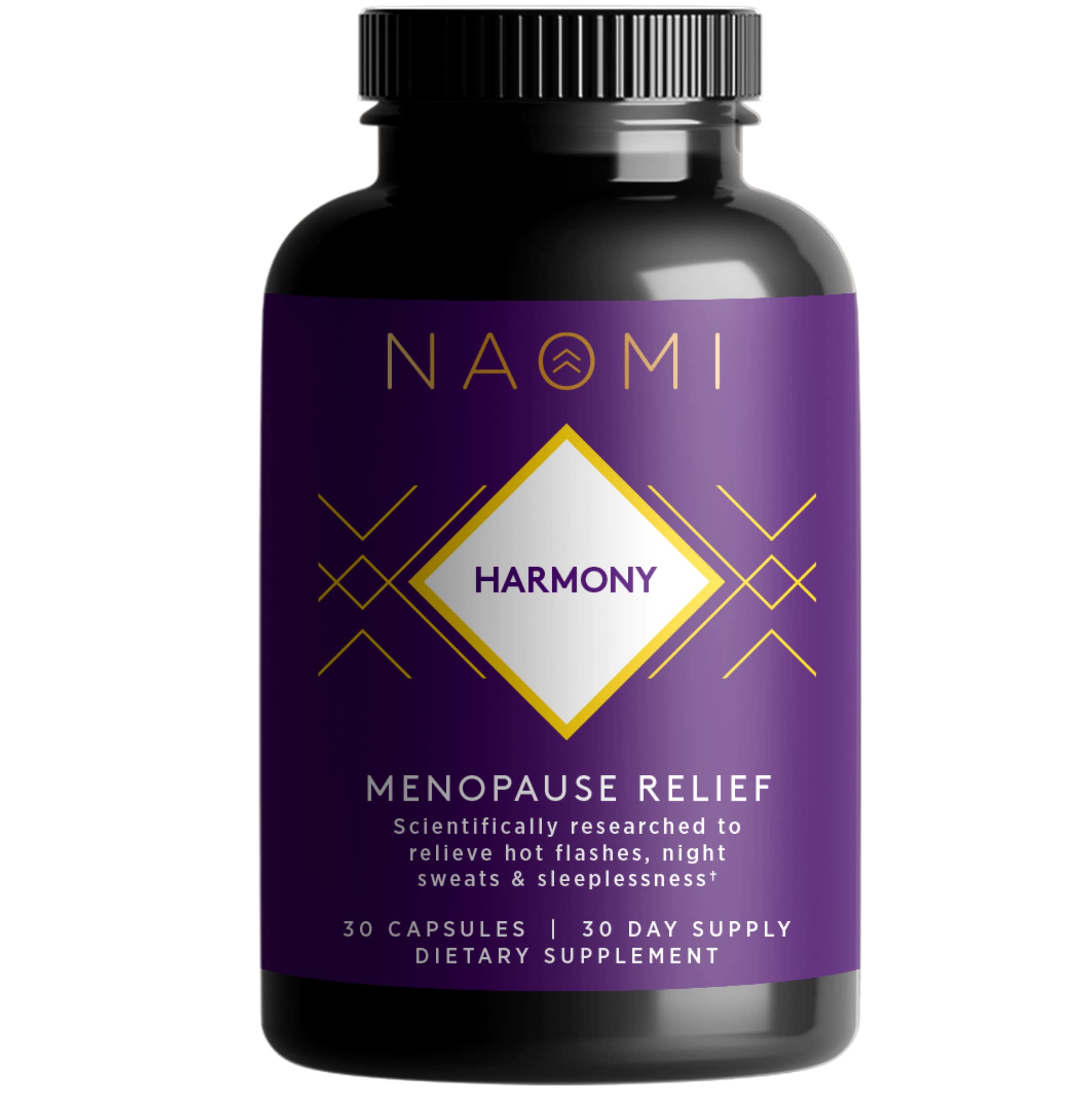 NAOMI Harmony Menopause Relief Supplement – Hormone Balance Support for Hot Flashes – 30 Veggie Capsules NAOMI Au supplements