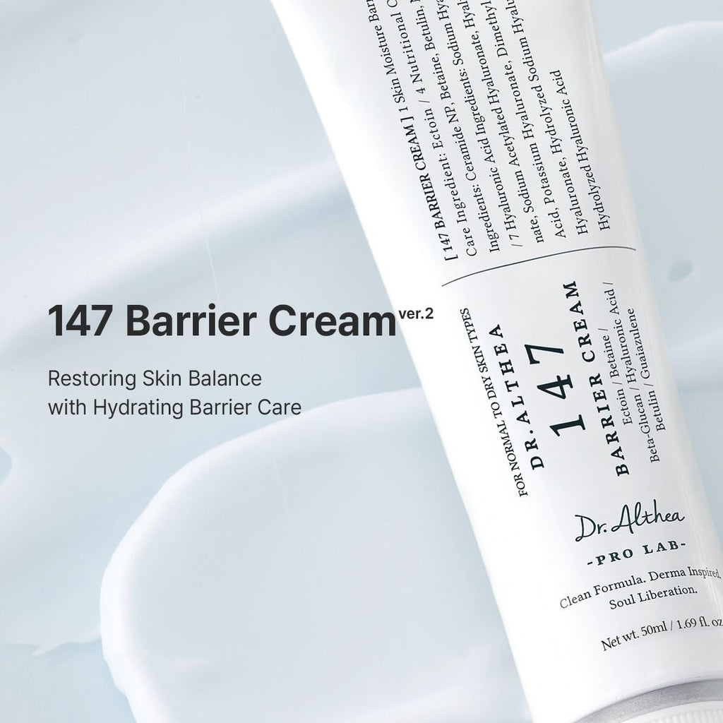 Dr.Althea 147 Barrier Cream | Daily Skin Barrier Care | Deep Hydrating with Hyaluronic Acid