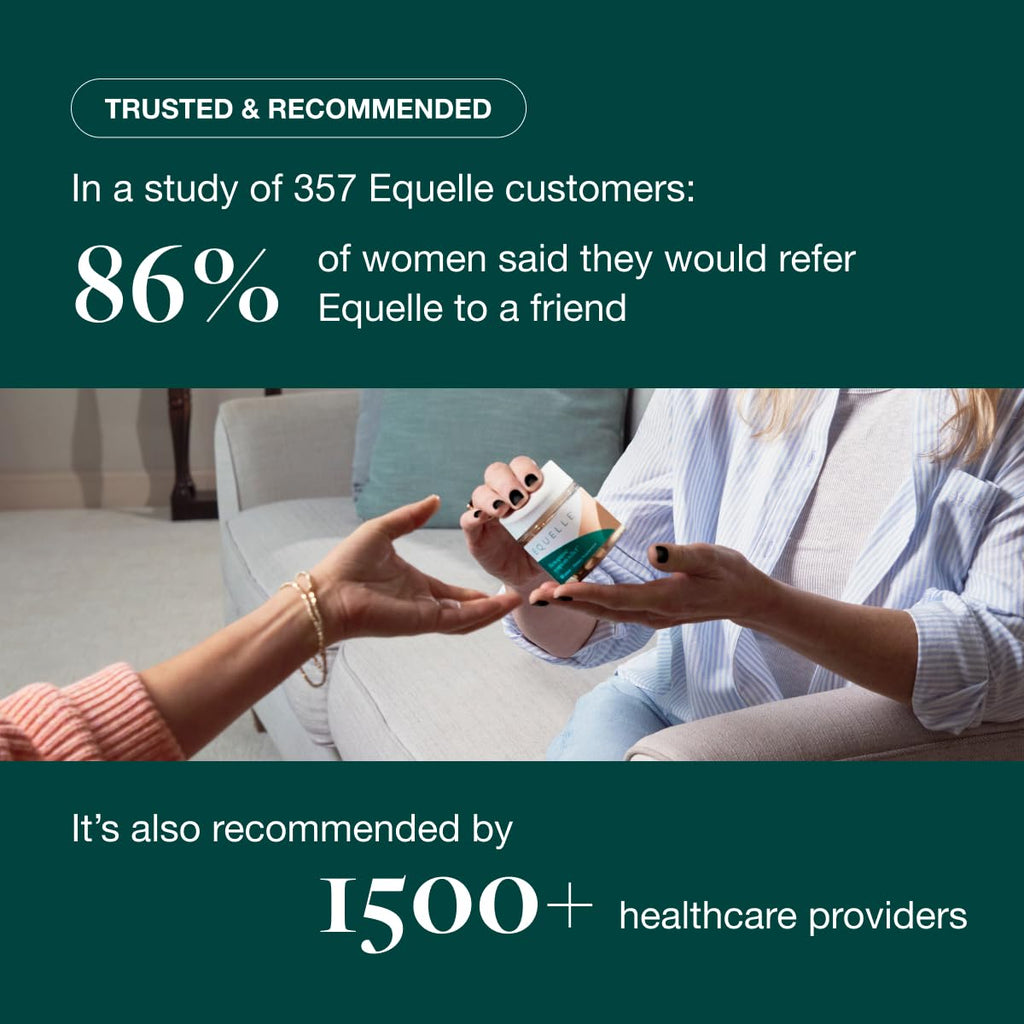 EQUELLE Multi-Symptom Perimenopause & Menopause Relief Relief from Hot Flashes, Muscle Aches & Supports More Sleep. Hormone-Free, Plant-Based S-Equol – 1 Month Supply (60 Tablets) EQUELLE Au supplements