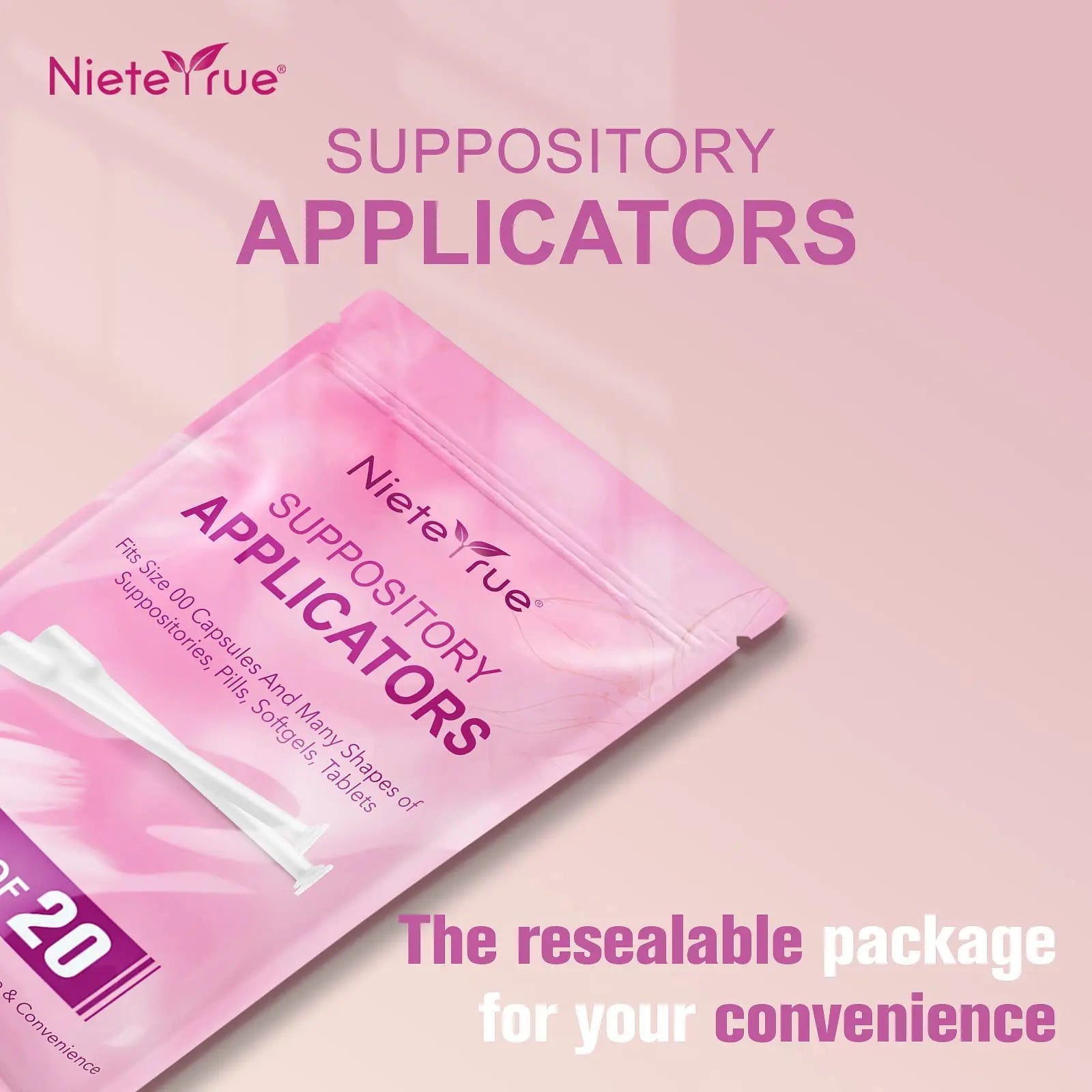 Nieteyrue (40 Packs) Disposable Vaginial Applicators Individually Wrapped Hygienic Fit Nieteyrue Au supplements