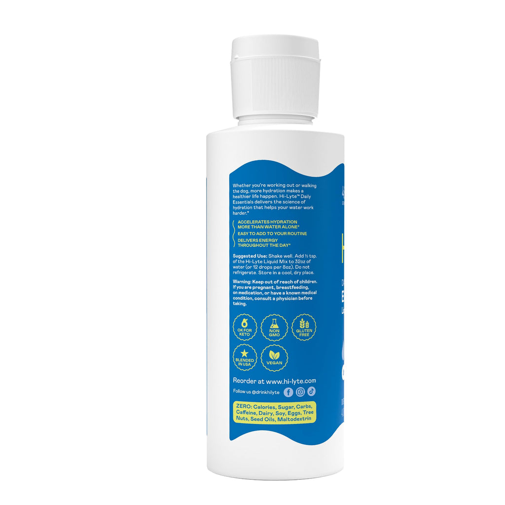 Hi-Lyte Electrolytes for Fasting, Immune Support and Rapid Hydration | 48 Servings | NO Calories NO Sugar | 20%+ More Potassium, Magnesium & Zinc