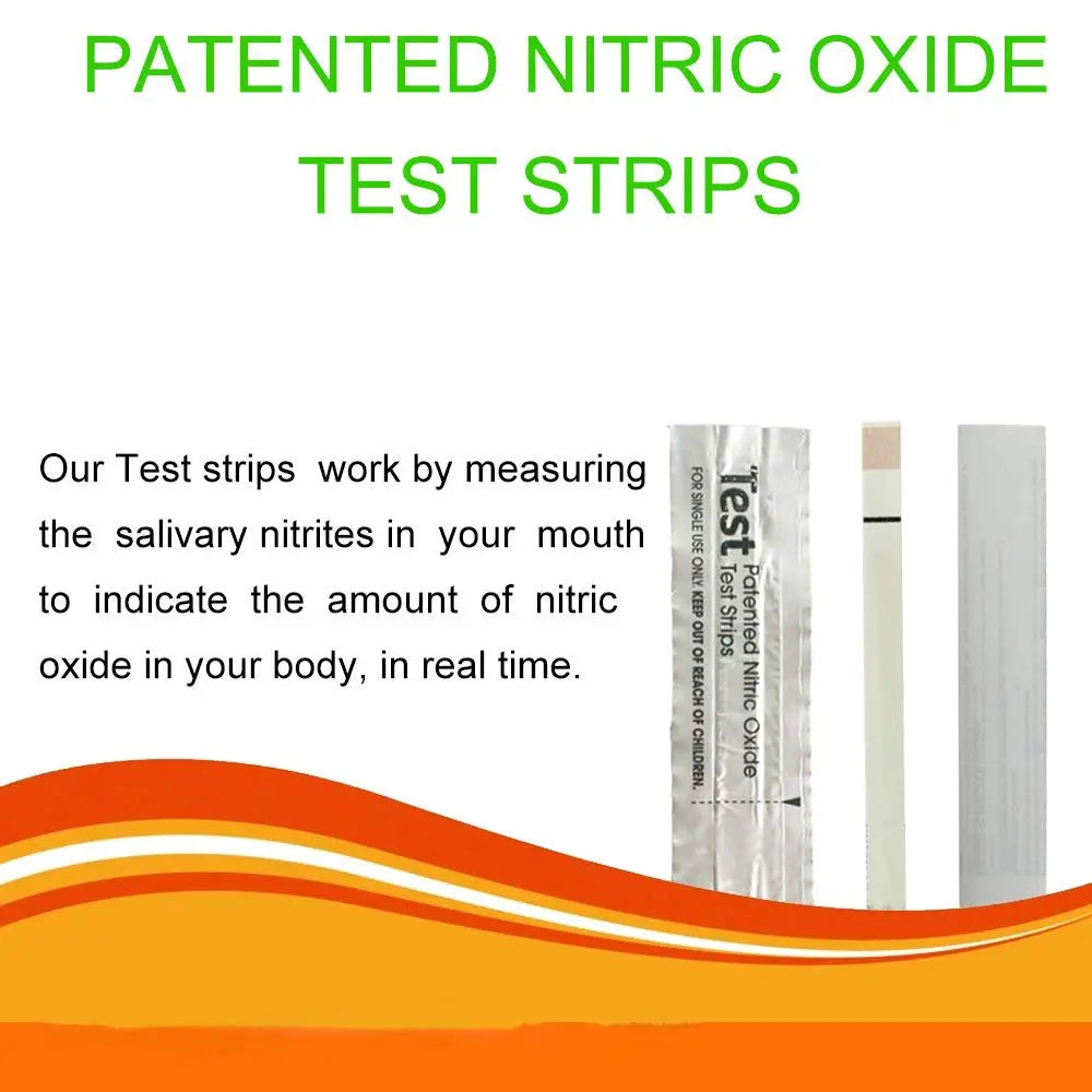 Nitric Oxide Test Strips [50strips]- Nitric Oxide Indicator Strips Work by Measuring The TONNYLAB Au supplements