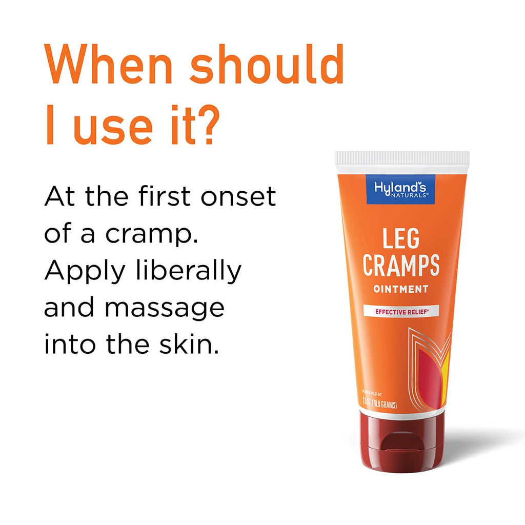 Hyland's Leg Cramps Ointment, Arnica Gel Leg Cramp Relief, Natural Relief of Calf, Leg and Foot Cramp, 2.5 oz Hyland's Au supplements