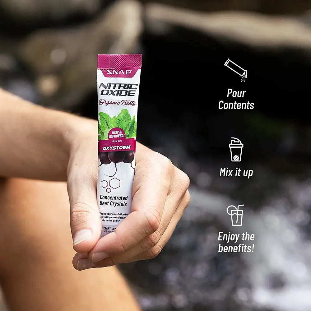 Snap Supplements Nitric Oxide Organic Beet Root Powder, Circulation Superfood On-The-Go Snap Supplements Au supplements