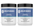 Relievance Fiber Supplement Two-Pack, Clean Formula - Bloating & Gas Relief Fiber Supplement – 8-Fiber Blend for Digestive Health, Doctor Developed,