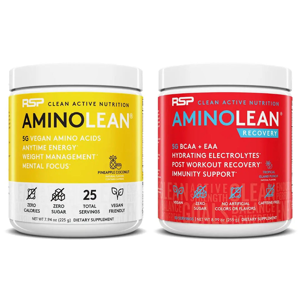 RSP NUTRITION Vegan AminoLean Pre Workout Energy (Pineapple Coconut 25 Servings) RSP NUTRITION Au supplements