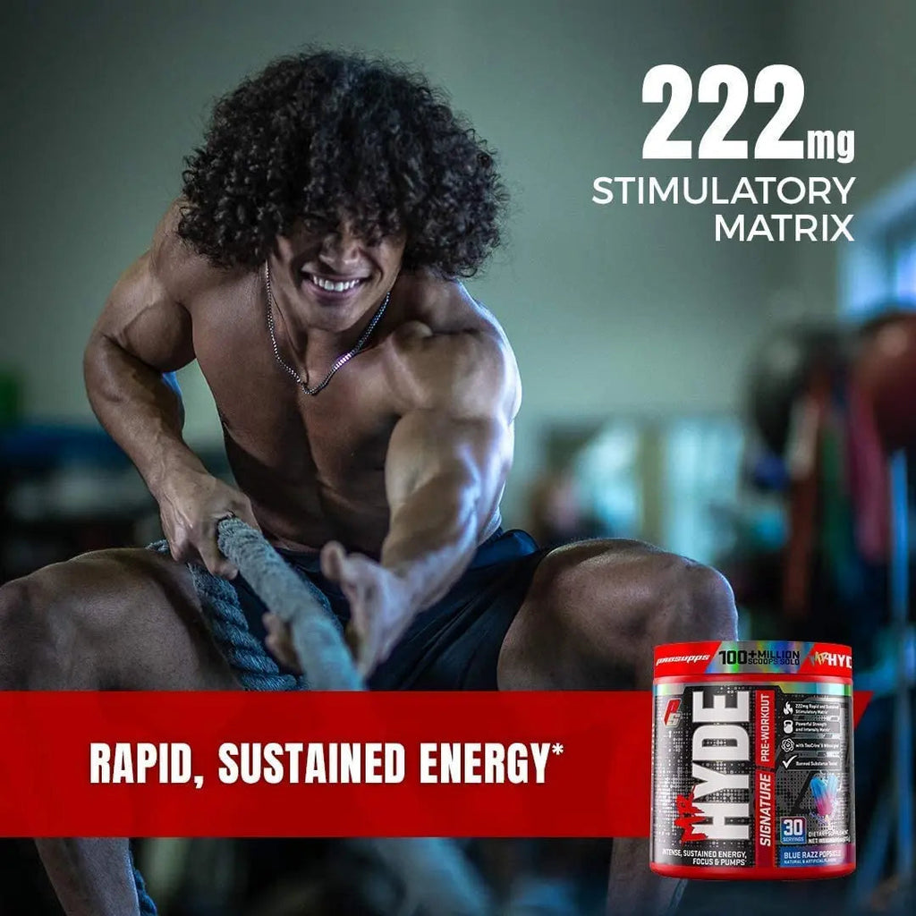 PROSUPPS Mr. Hyde Signature Blue Razz and Hyde Max Pump Blue Razz Bundle PROSUPPS Au supplements