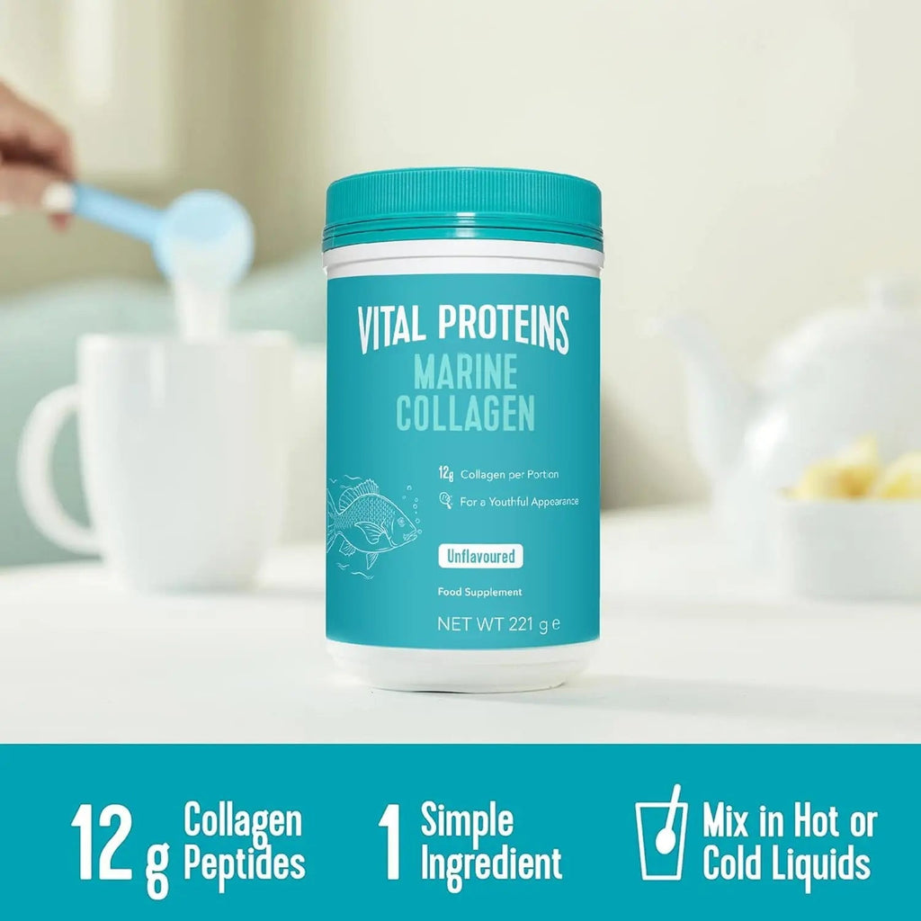 Vital Proteins Marine Collagen Peptides Powder Supplement - Hydrolyzed Collagen Tudor Au supplements
