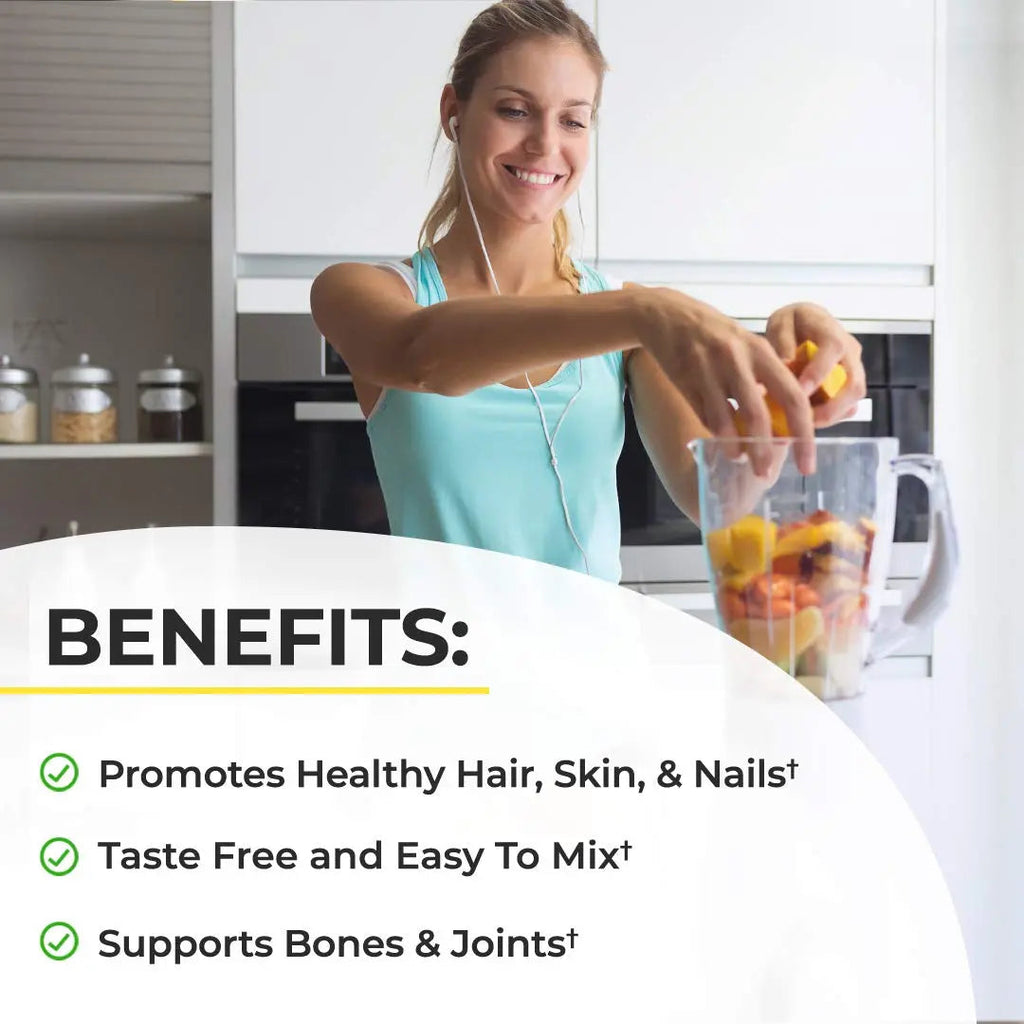 Collagen Peptides Powder - Grass Fed, Pasture Raised with Aminos - Promotes Healthy BioSchwartz Au supplements