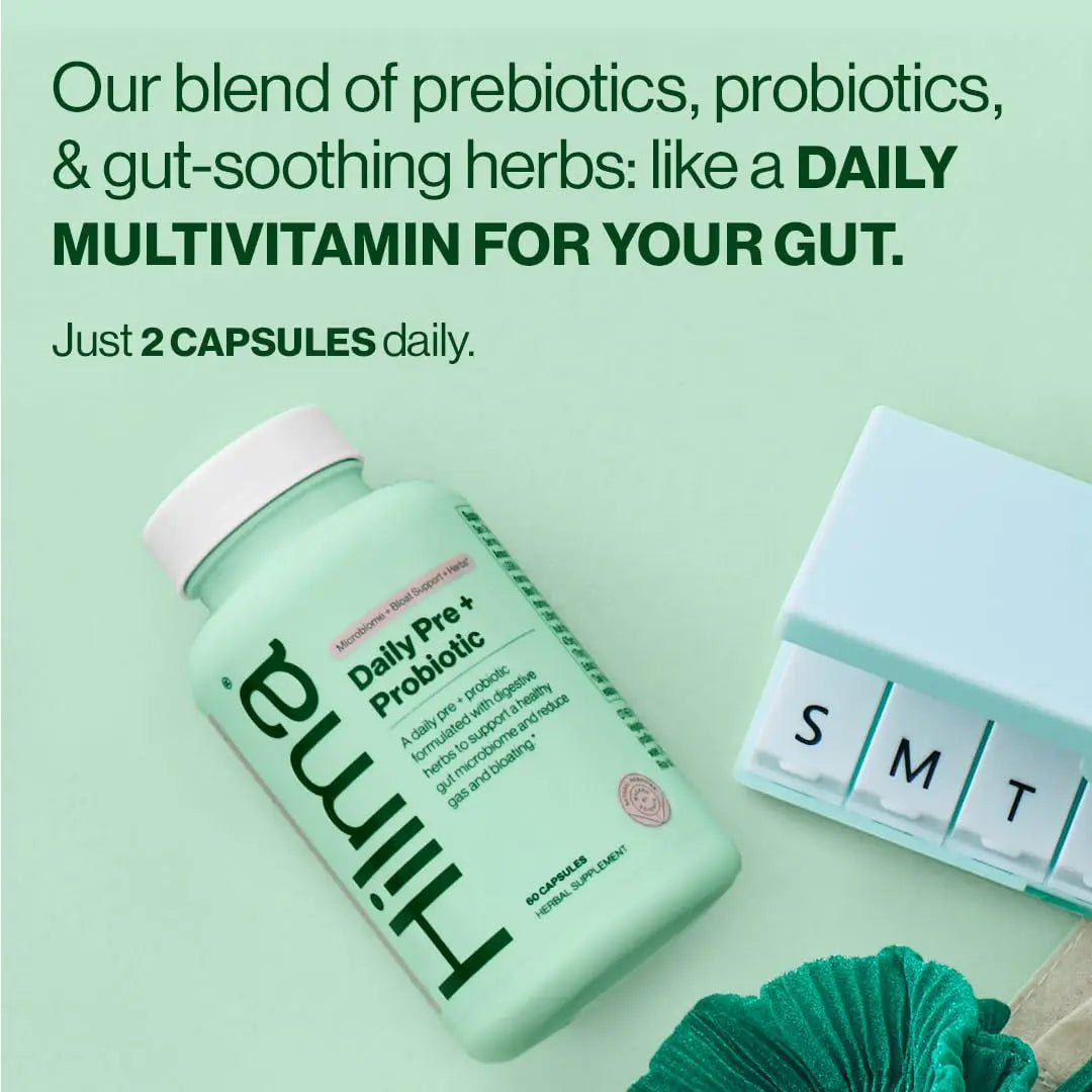 Hilma Daily Pre + Probiotic + Herbs - Support a Healthy Gut While Reducing Gas & Bloating Hilma Au supplements