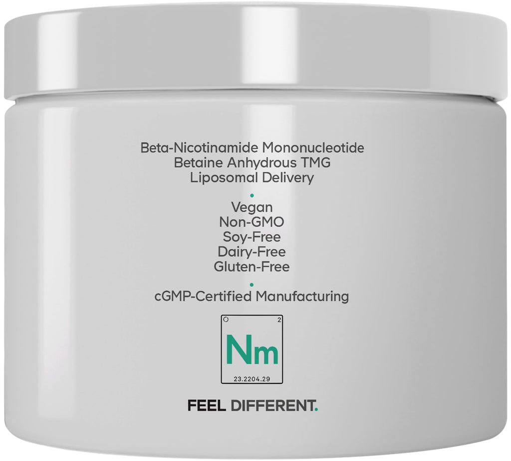 Codeage Liposomal NMN & TMG Supplement - Nicotinamide Mononucleotide NAD+ Precursor, Betaine Anhydrous Trimethylglycine TMG - Non-GMO - 30 Capsules Codeage Au supplements