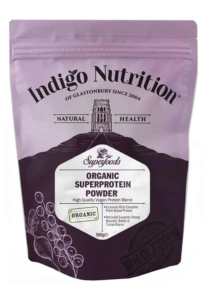 Organic Super Protein Powder - 250 Grams (Certified Organic) Indigo Herbs Au supplements