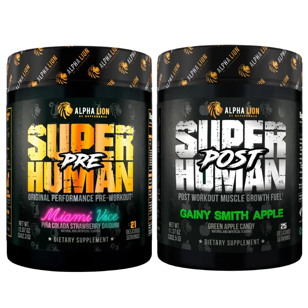 ALPHA LION Superhuman Pre Workout Powder & Post Workout Recovery Bundle ALPHA LION Au supplements
