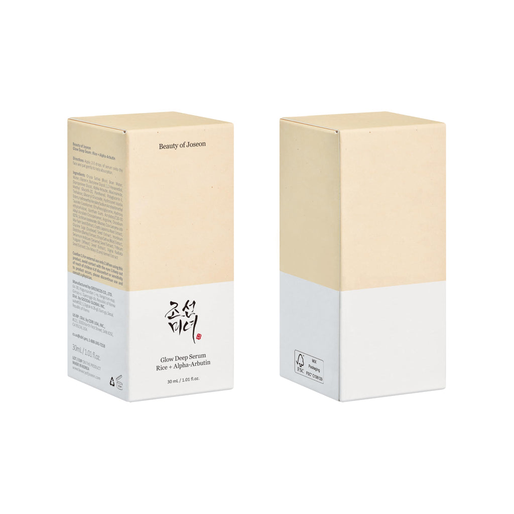Beauty of Joseon Glow Deep Serum Rice Alpha-Arbutin for Uneven Dull Skin Tone, Daily Korean Skin Care