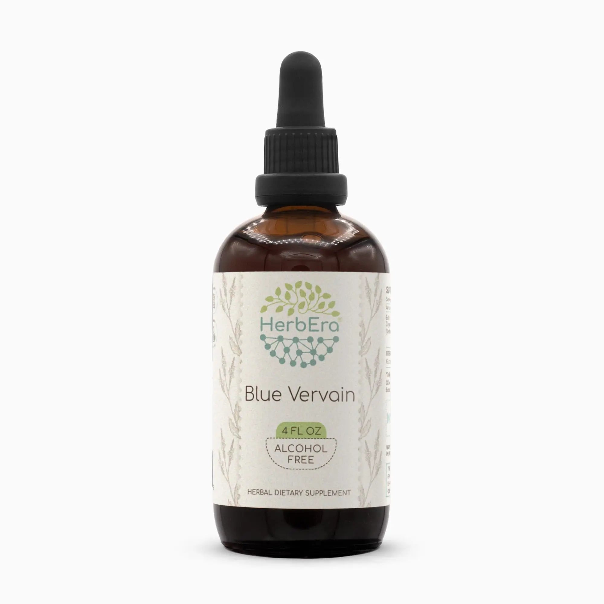 Blue Vervain B120 Alcohol-Free Herbal Extract Tincture, Concentrated Liquid Drops Natural Blue Vervain HerbEra Au supplements