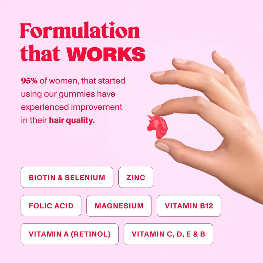 Bloom Robbins 60 Hair Gummies for Faster Hair Growth Vitamins for Women & 5000 MCG Bloom Robbins Au supplements