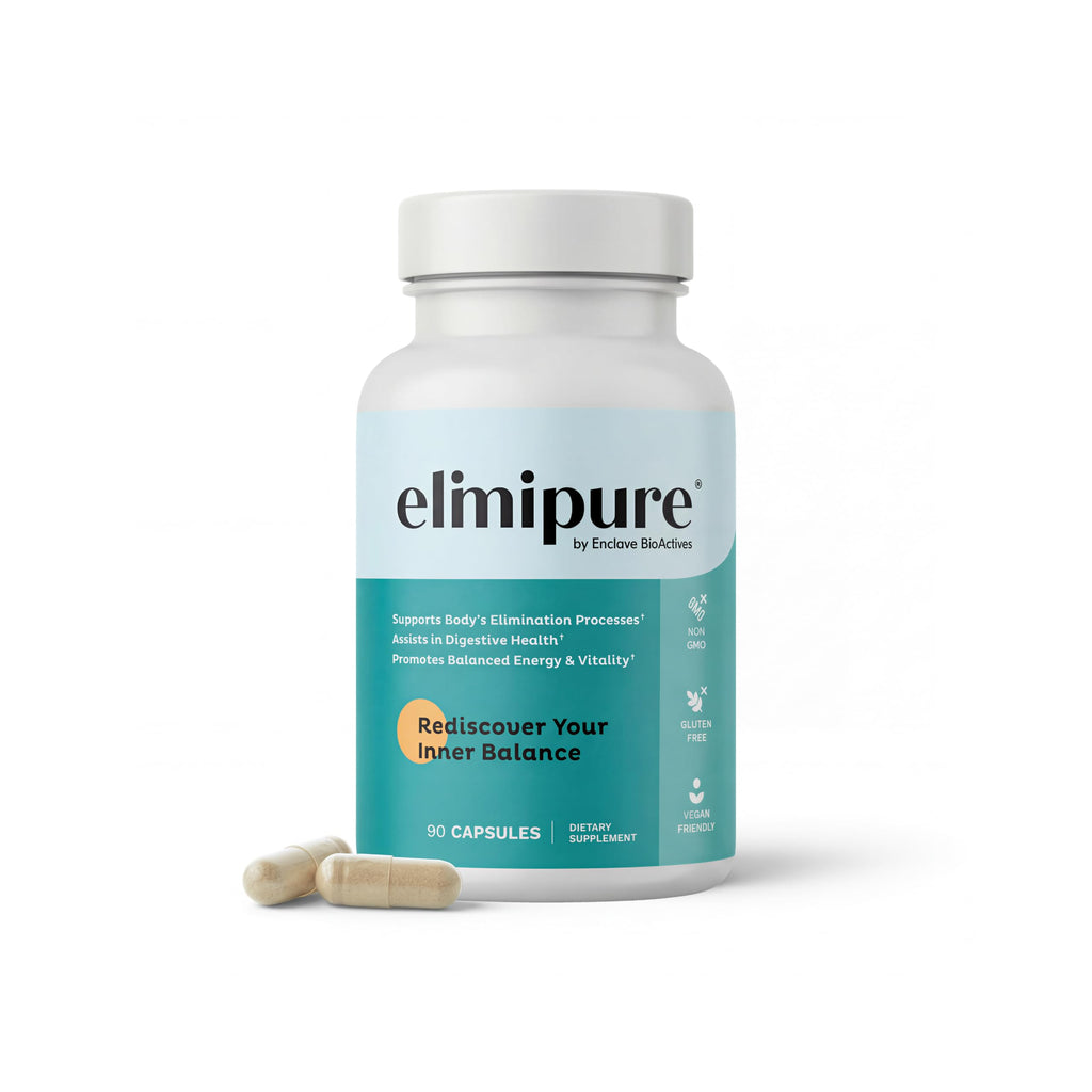 Elimipure Gut Cleanse & Restore Supplement: Natural & Effective Detox Cleanse Capsules | Fortify Your Microbiome | Effortless Morning Stools