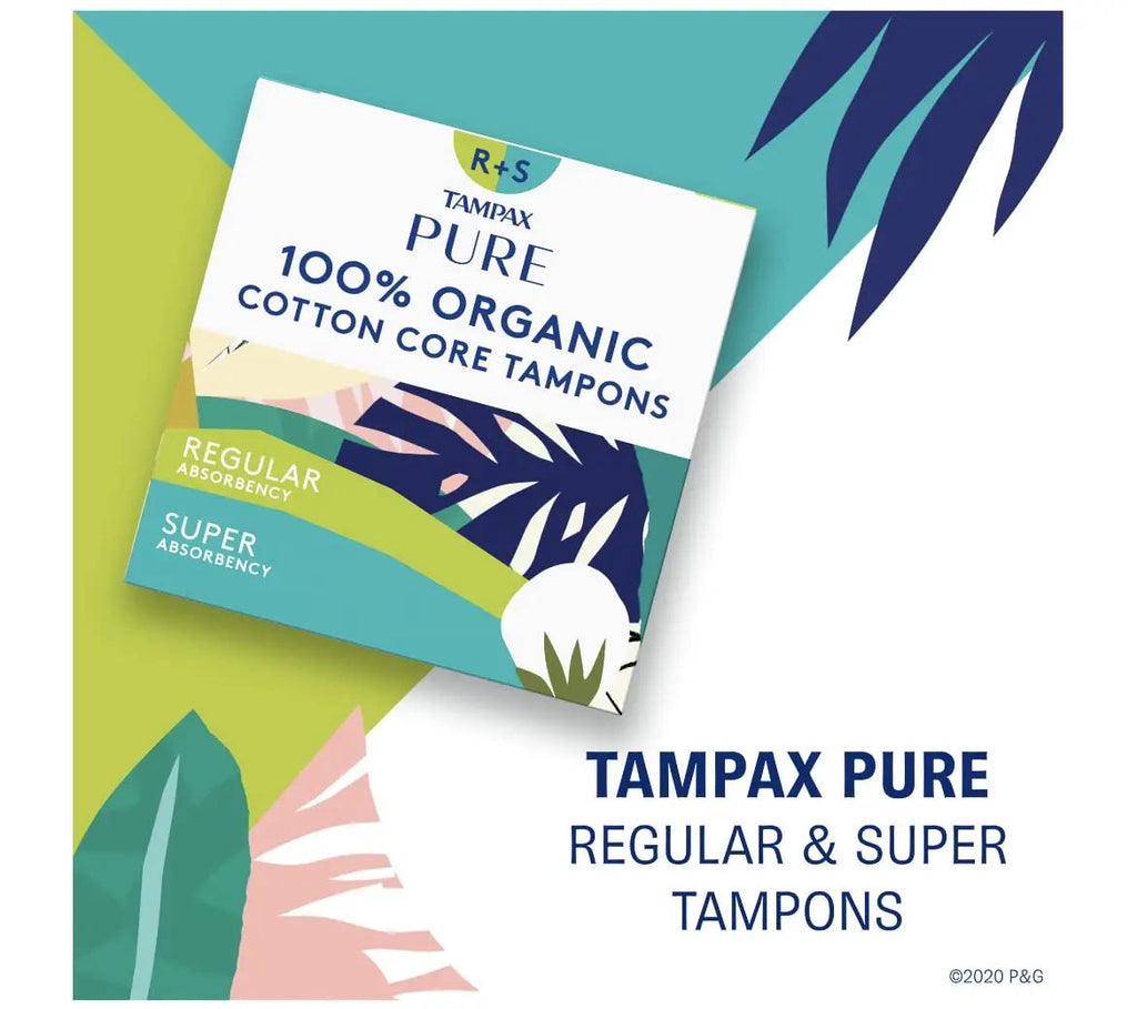 Tampax PURE COTTON 22-pack (11 Regular/11 Super) Tampax Au supplements