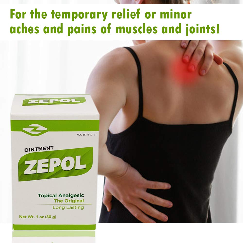 Zepol Topical Analgesic Ointment 1 oz. Zepol Au supplements