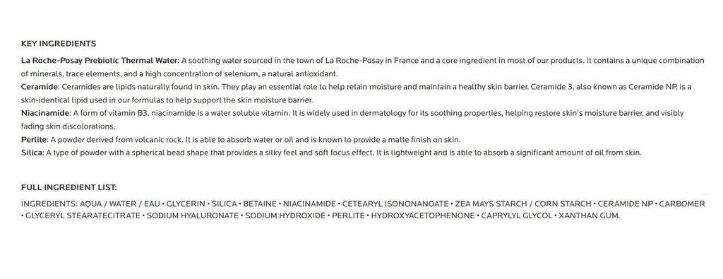 La Roche-Posay Toleriane Double Repair Matte Face Moisturizer, Daily Moisturizer For Oily Skin