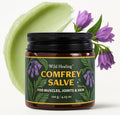 Wild Healing Comfrey Salve – Concentrated Herbal Balm with Arnica, Magnesium & MSM – Soothing Botanical Cream for Joints, Muscles & Dry Skin – 4.23 oz Wild Healing Au supplements
