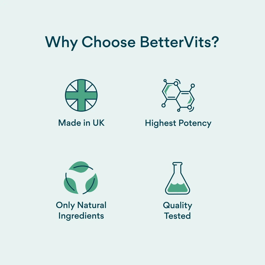 Bettervits Collagen Complex | 1000mg Hydrolyzed Capsules | Skin | Hair | Nails | Joints | Hydrates & Smooths Bettervits Au supplements