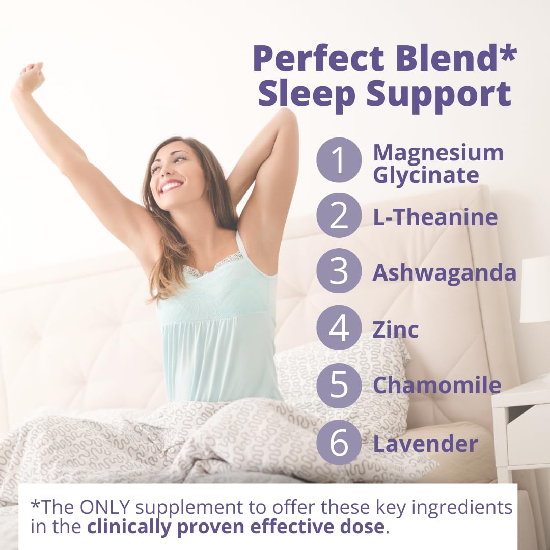 Meno Sleep Menopause Support Supplement: Clinically Proven Ingredients Improve Energy, Mood & Mental Clarity. Magnesium Glycinate, L-Theanine, Ashwagandha, Made in USA, Vegan, Hormone Free 120 Ct MenoMorphosis Au supplements
