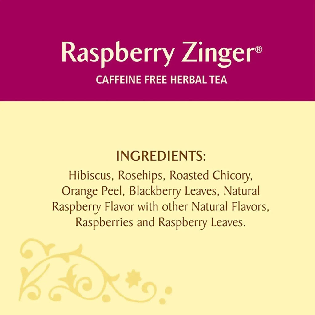 Celestial Seasonings Herbal Tea, Raspberry Zinger, 20 Count (Pack of 6) Celestial Seasonings Au supplements