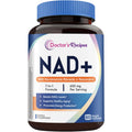 Doctor's Recipes NAD Supplement, Nicotinamide Riboside, Resveratrol, NMN Alternative for Anti-Aging, w/Magnesium Glycinate & L-Tryptophan, 650mg Per Serving, Energy & Mood Boost, 60 Vegan Capsules Doctor's Recipes Au supplements