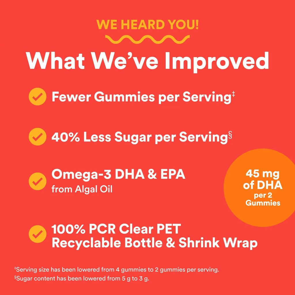 SmartyPants Kids Multivitamin Gummies - Improved Formula: Omega 3 (DHA/EPA), Vitamins D3, C, B12, B6, Vitamin A, K & Zinc SmartyPants Au supplements